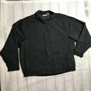 Walter Hagen Full Zip Golf Rain Jacket Black Size XXL (Mens)